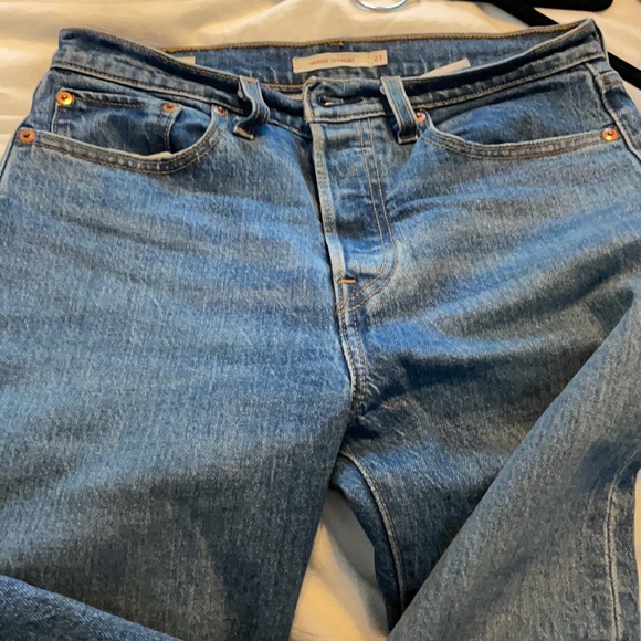 Levi Wedgie Jeans sz27 - Picture 3 of 5